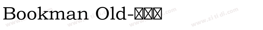 Bookman Old字体转换
